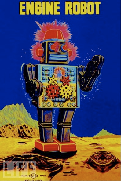 Illustration for article titled The Trippy Robot Toys of Yesteryear